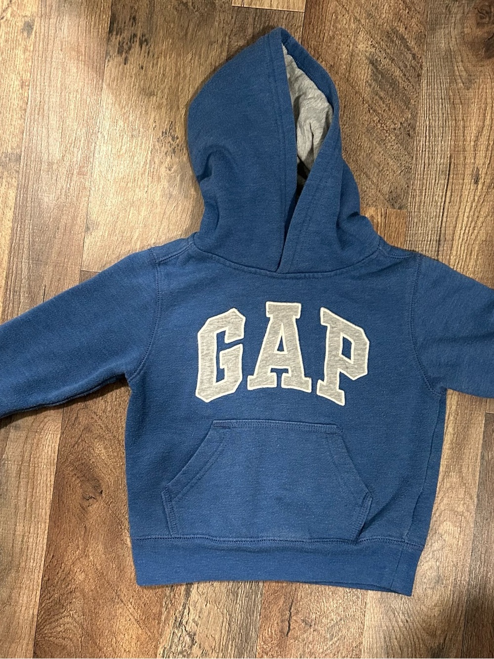 GAP Kids Royal Blue Hooded Sweatshirt with White Logo